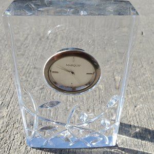 Marquis Clear Crystal Desk Clock - Not Working